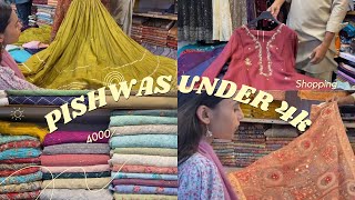 Stitched Pishwas Under 4k  Gulf Shopping Mall  Chikankari Frocks  Embellished Dresses [upl. by Siddra703]