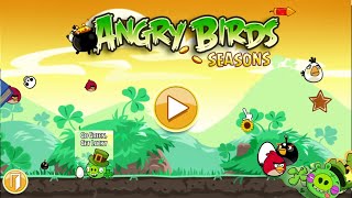 Angry Birds Seasons  GO GREEN GET LUCKY  2011 [upl. by Shanley]