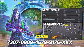 Bgmi sensitivity code today  Bgmi best sensitivity Settings  Bgmi zero recoil Sensitivity code [upl. by Nillor258]