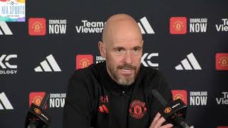 Erik Ten Hag Post Match Press Conference  Man Utd Vs Brighton [upl. by Ahmar649]