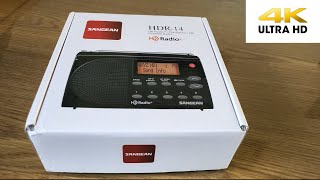 Sangean HDR14 unboxing and first test 4K [upl. by Madlin747]