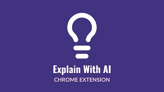 Explain With AI Chrome Extension Demo [upl. by Jacinda]