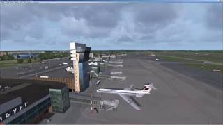 FSX  ИЛ 62  IL 62  Полет по НВПБ  Заход по САУ  USSS  UNOO  Full flight [upl. by Anin]