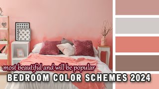 50 Modern Bedroom Color Combinations 2024  Bedroom Design 2024  Modern Interior Design [upl. by Ecnal]