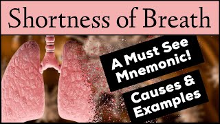 Shortness of Breath Mnemonic Causes and Examples [upl. by Lilias374]