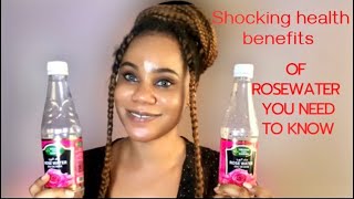 BEST USES AND BENEFITS OF ROSEWATER TO THE SKINSECRET TIPS ABOUT ITS HEALTH BENEFITS skincare [upl. by Freytag]