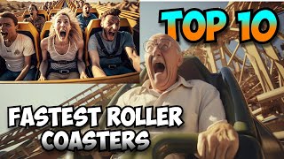 Top 10 FASTEST Roller Coasters in the WORLD 2024 [upl. by Audette275]