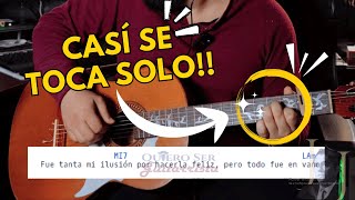 tutorial 👉 Como Tocar AYER Y HOY de Julio Jaramillo PASO A PASO en GUITARRA FACIL Y RAPIDO 💯 [upl. by Shell]