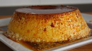 FLAN DE HUEVO CASERO PASO A PASO  Receta tradicional fácil [upl. by Mendive]