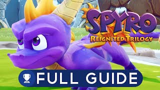 Spyro Reignited Trilogy Spyro the Dragon  Full Guide  Part 1 [upl. by Aelaza]