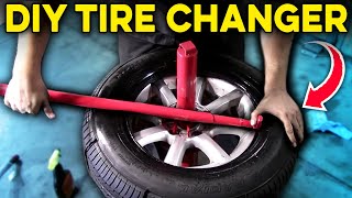 How to Use a Manual Tire Changer  Harbor Freight [upl. by Ifok]