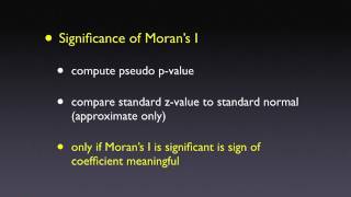 Interpretations of Morans I [upl. by Fries]