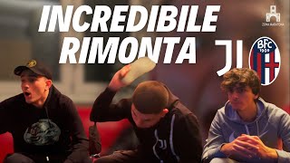 INCREDIBILE RIMONTA  Reaction JuventusBologna 22 [upl. by Llewsor]