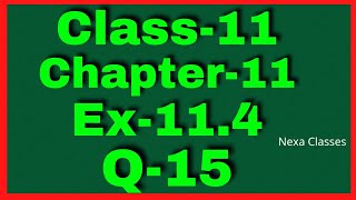 Ex114 Q15 Class 11  Conic Section  NCERT Math [upl. by Ahseik363]