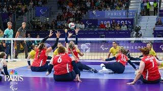 Team USA spikes Brazil for third straight Paralympics to reach sitting volleyball gold medal match [upl. by Lyrehs799]