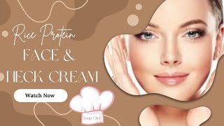 Rice Protein Moisture Lock Face amp Neck Cream  with RECIPE [upl. by Benn28]