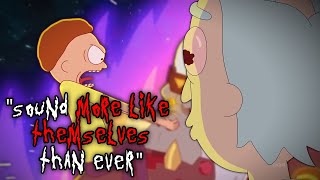 The New Rick and Morty Voices Sound GOOD [upl. by Anotyal]