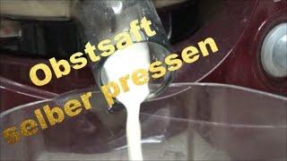 Der GartenFreund TV Obstsaft selber pressen 🍎 [upl. by Enitsenre]