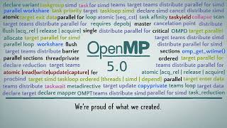 OpenMP history and tutorials at SC to learn more [upl. by Kev]