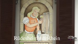 Rundgang durch Rüdesheim am Rhein mit der Drosselgasse Rheintal Sehenswertes in Rüdesheim Ruedesheim [upl. by Taima]