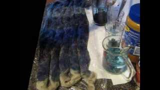 Some Dyeing Fun  Handpainting Wool Roving with Food Coloring a Project Designed for my Baby [upl. by Toiboid364]