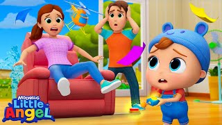 Dont Push The Button  Little Angel Kids Songs amp Nursery Rhymes [upl. by Aihsilat]