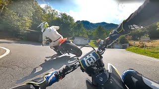 HUSQVARNA 701 SM vs KTM 690 SMC  R [upl. by Cottrell510]