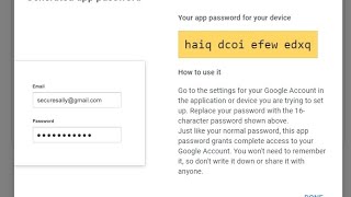 How to Create or Generate App Password for you Gmail [upl. by Bremer]