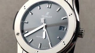 Hublot Classic Fusion 511NX7071LR Hublot Watch Review [upl. by Fulmis]