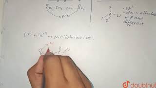 Which of the following ligand can act as chelating agent but does not have chiral centre  12 [upl. by Annaehs]