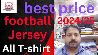 imported Football jersey embroidery Jersey202425 football Sarojini market shop 16 Delhi [upl. by Jacobsohn581]