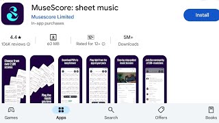 How To Install MuseScore Sheet Music Apps  How To Download MuseScore Sheet Music Apps [upl. by Jeanna]