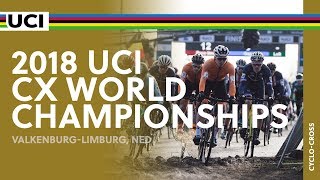 2018 UCI Cyclocross World Championships  ValkenburgLimburg NED  Men U23 [upl. by Eliath619]