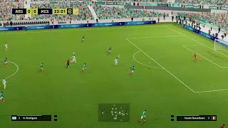 Argentina VS Mexico win playing in ps5 [upl. by Nnateragram]