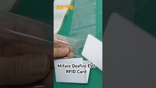 Mifare Desifre EV1 RFID Card nfccard xinye [upl. by Nova]