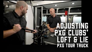 Adjusting Loft amp Lie on PXG Clubs  PXG Tour Truck [upl. by Reagen]