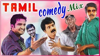 Tamil Comedy Mix  Raja Rani  Deiva Thirumagal  Vadacurry  Soori  Santhanam  Vivek  Rajendran [upl. by Rayna481]