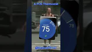 This Thermostat Is No Good hvac hvaclife [upl. by Haerle747]