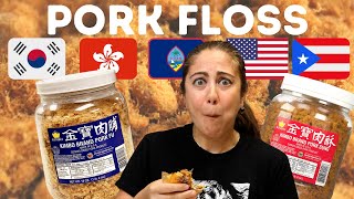 Pork Floss 5 Ways Taiwan Malaysia Vietnam USA China [upl. by Nyrhtac]