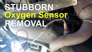 Tips and Tricks to Remove a STUCK Oxygen Sensor 9 LIVES DIY Projects [upl. by Anurb779]