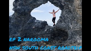 NSW South Coast Road Trip Ep 2 Narooma Solo Travel Winnebago Motorhome Surf Beach Holiday Park [upl. by Austen]