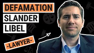 Defamation Slander amp Libel Explained by an Employment Lawyer [upl. by Hodgkinson304]