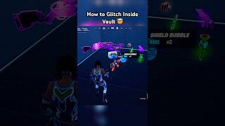 How to Glitch Into Vault in Fortnite 🤯 fortnite shorts [upl. by Sprage88]