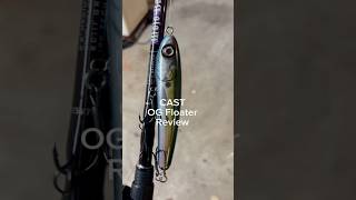 I Tested the CAST OG Floater Topwater Lure shorts fishing bass [upl. by Alilad]