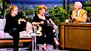 Second to Last Tonight Show with Johnny Carson on May 21 1992 Robin Williams  Bette Midler 🎥 🎤 📺 [upl. by Atteselrahc]