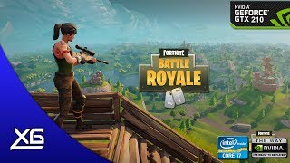 Fortnite Battle Royale Graphics  Nvidia Geforce GT 210 1GB DDR3  480p  LOW  FPS  TEST [upl. by Seena]