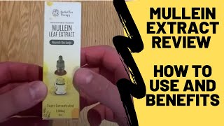 Mullein extract review how to use and benefits [upl. by Buchheim]