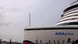 AIDAprima  Auslaufen Hamburg 27072024 [upl. by Filip]