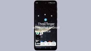 three finger screenshot how to enable on Android 11 stock Android [upl. by Heller]