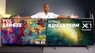 Sony X750H VS TCL R635 4K TV Comparison [upl. by Devy90]